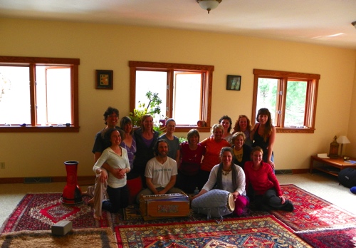 At this 3 day silent retreat, we helped bring participants back into their voices with a kirtan led by our friend Narada.