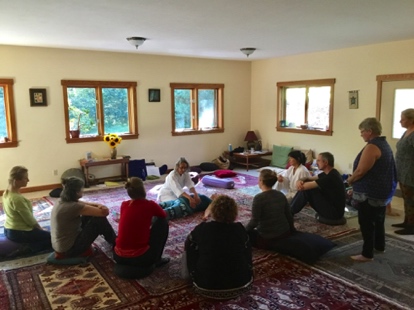 Group retreats, like our annual Breema Retreat pictured here, are rich opportunities to learn from long-time teachers. The emphasis is always on how participants can benefit from their experiences by continuing to practice in their daily lives. Life-long friends meet here.